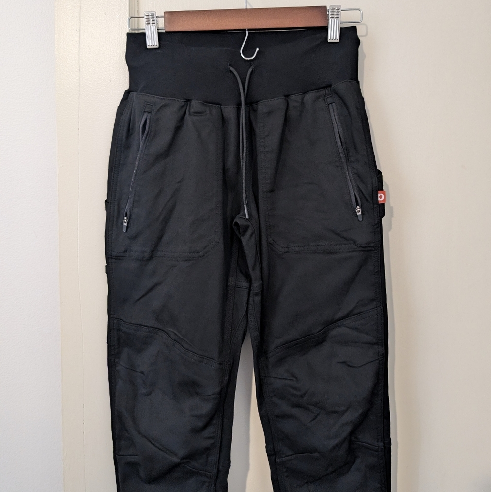 Dovetail Workwear 2/4 Christa DIY Pant Black Performance Modal